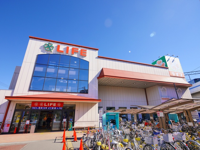 スーパー　ライフ（スーパー）まで500m