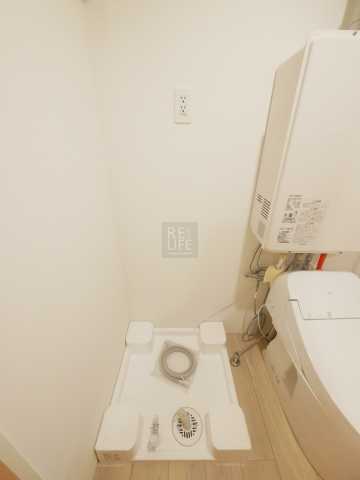 その他設備　ドムス・スタイル目黒・不動前の室内洗濯機置き場