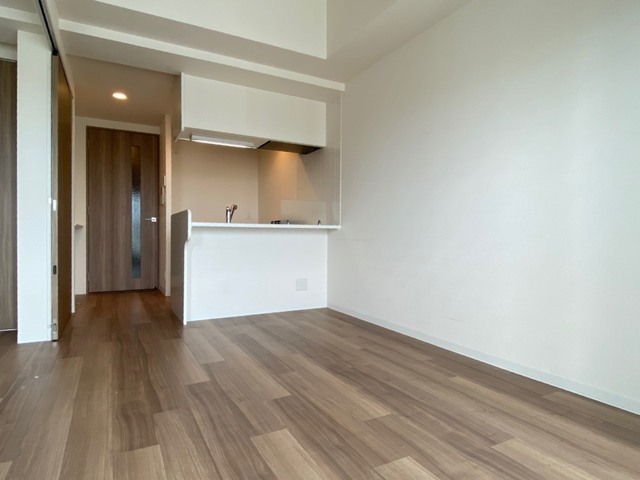 居室・リビング　カウンターキッチンを中心としたリビング