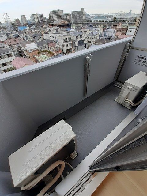 バルコニー　お洗濯にも便利なバルコニー付き