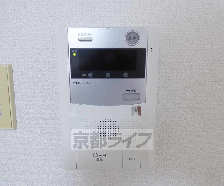 セキュリティ　顔が見えて安心です。