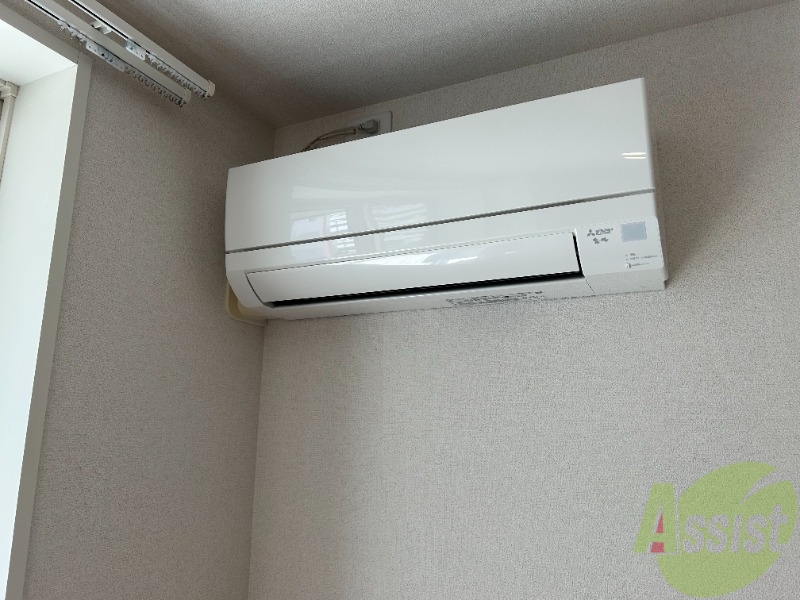 その他設備　エアコンも設置済みです。リビングと寝室両方にございます。