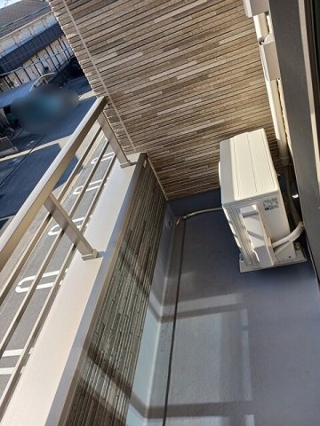 バルコニー　お洗濯にも便利なバルコニー付き