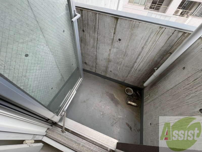 バルコニー　バルコニーです。洗濯物を干したり一息ついたりできますね！