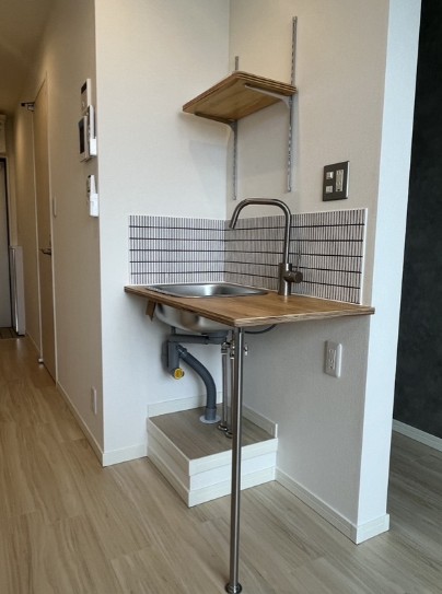 キッチン　お洒落なキッチン部分