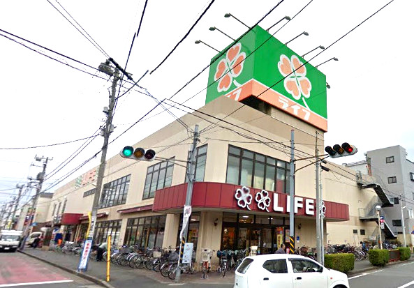 スーパー　ライフ（スーパー）まで369m