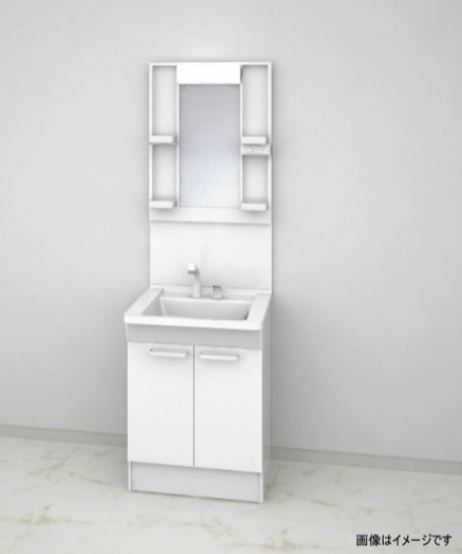 洗面設備　広い洗面スペース