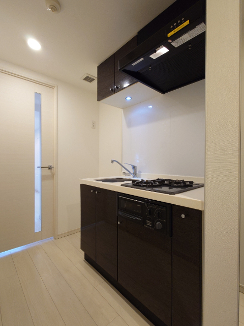 キッチン　２口グリル付きガスコンロ