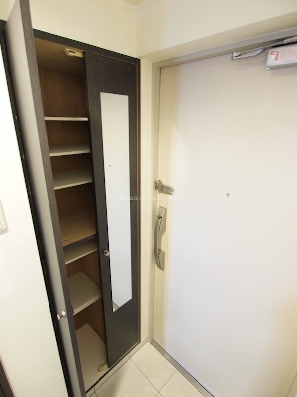 玄関　鏡付き★シューズCL