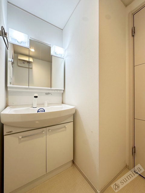 洗面設備　シャンプードレッサー付き・朝シャンもこちらで♪♪