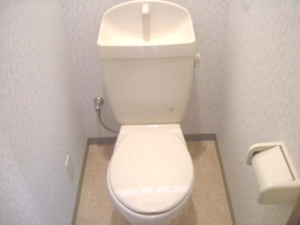 トイレ　落ち着いた色調のトイレです