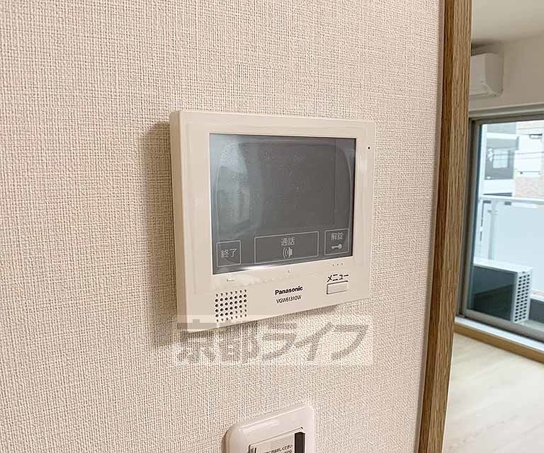 セキュリティ　モニターフォン付きで防犯面で安心ですね。