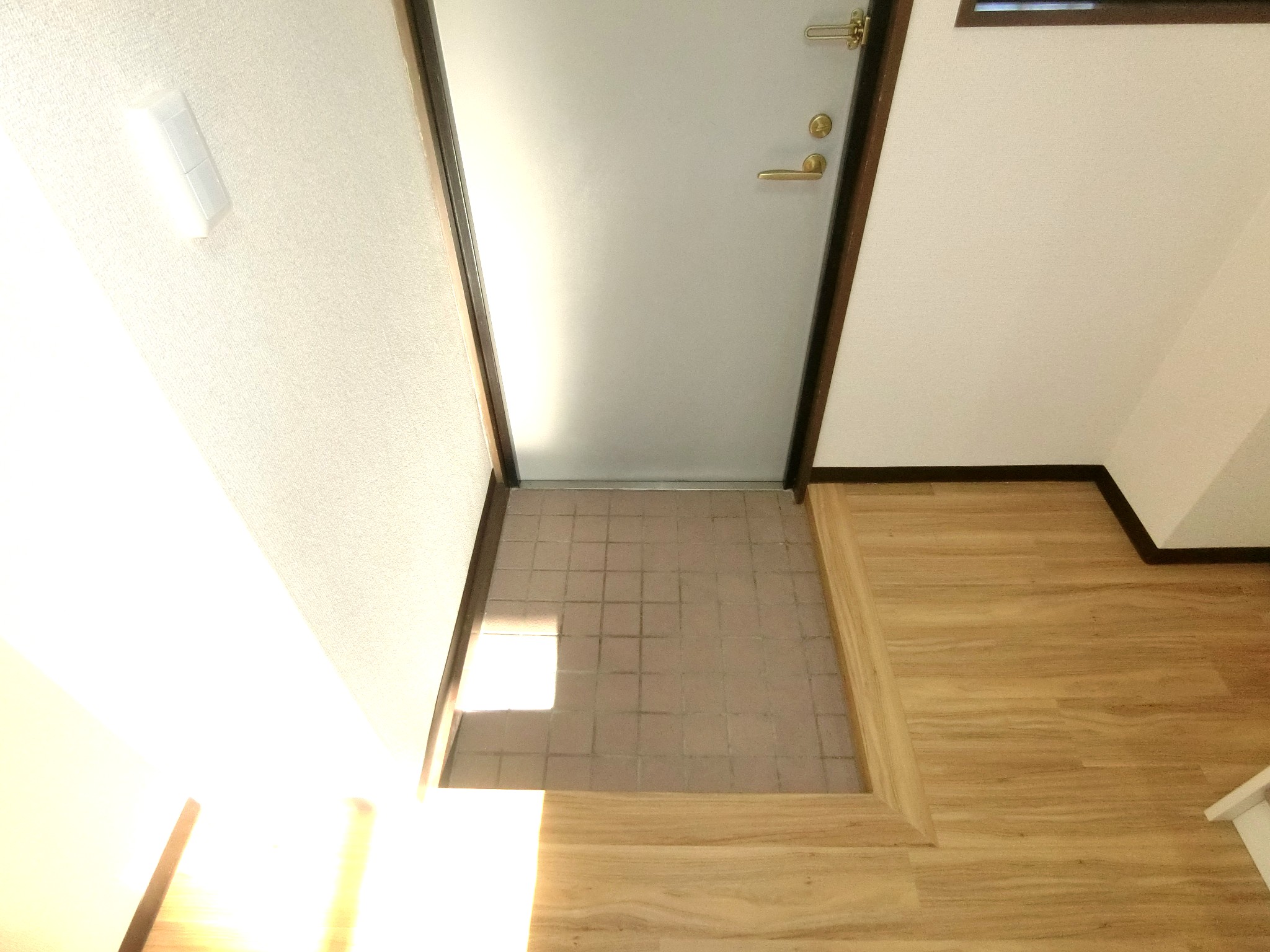 玄関　シューズボックスを設置できます☆