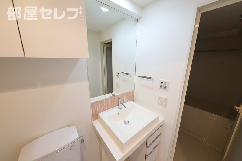 洗面設備　※９０３号室写真