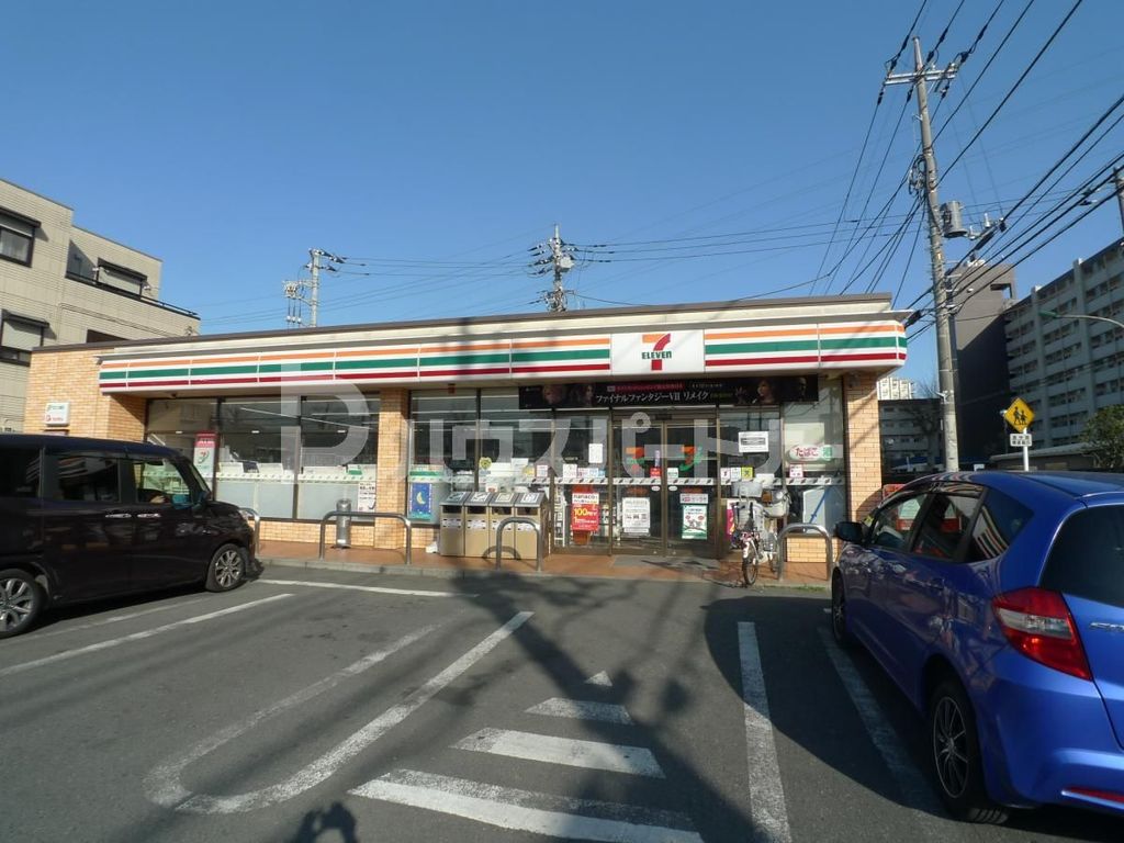 コンビニ　セブンイレブン新松戸ゆりのき通り店（コンビニ）まで340m