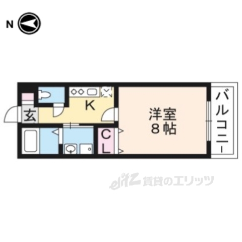 グラカン京都駅前悠の間取り写真