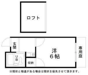 レオパレス春木第3の間取り写真
