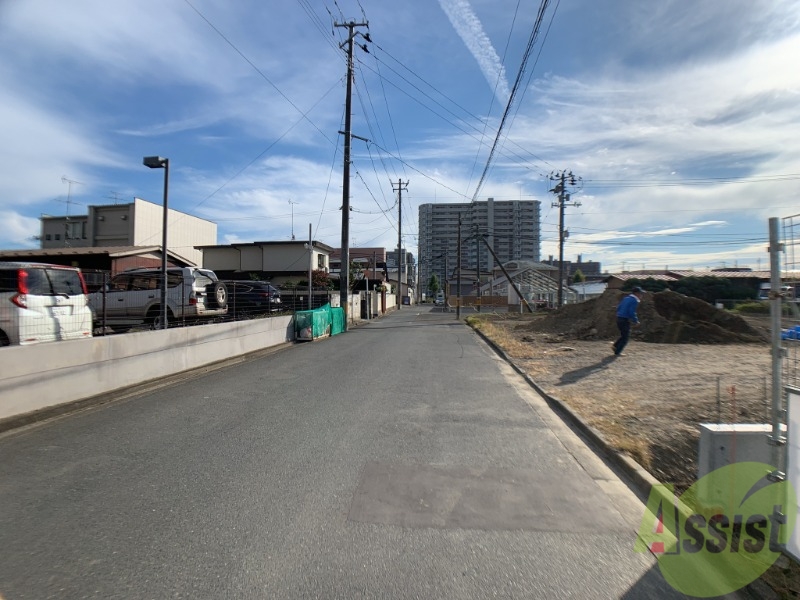 収納　物件はこちらに建設予定となっております。