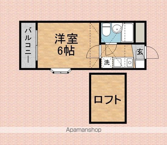 bCASA上福岡re-bornの間取り写真