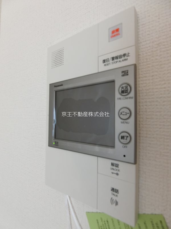 セキュリティ　安心のモニター付きオートロック