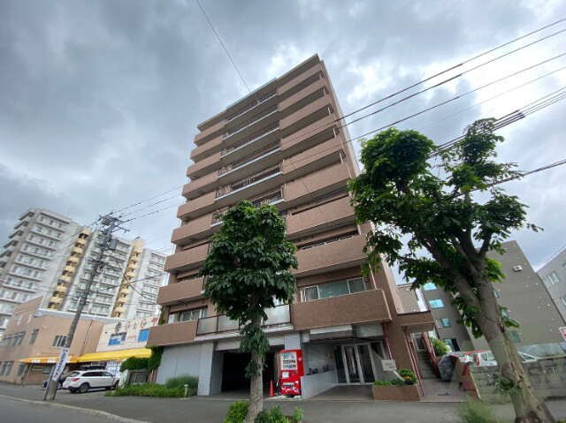 建物外観　札幌市中央区北１０条西「アルバ桑園」