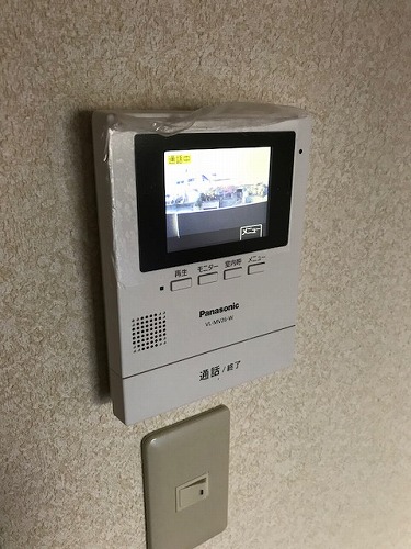 セキュリティ　モニターフォンでセキュリティ対策◎