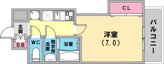 Luxe芦屋南の間取り写真