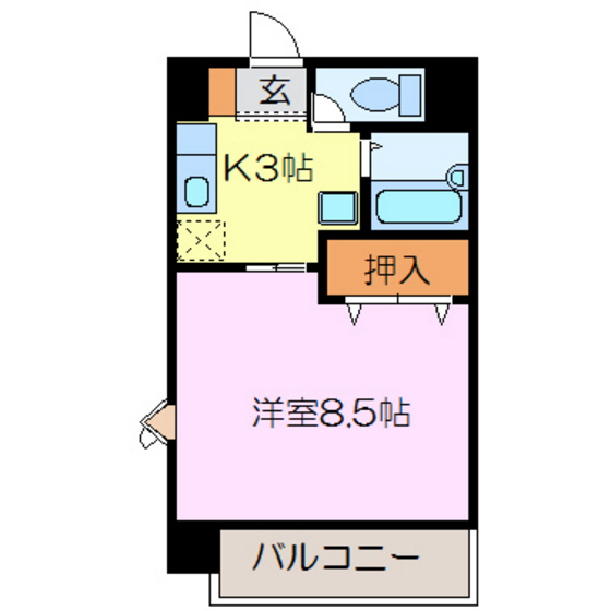 グラスポートの間取り写真
