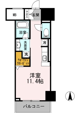 御幸レジデンス丸の内の間取り写真