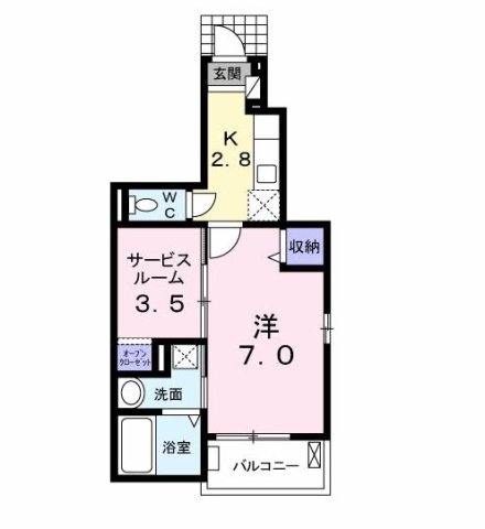 ＪＲ山陽本線 門司駅 徒歩16分 3階建 築14年の間取り写真