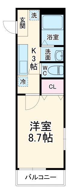 湘南パラシオンの間取り写真