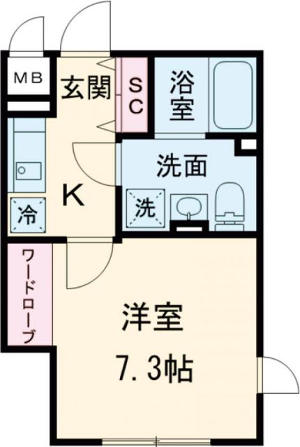 ALERO Ookayama Terraceの間取り写真