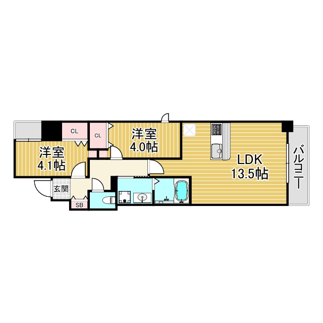 LiveCasa西宮本町の間取り写真
