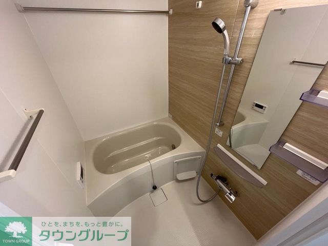 坂戸市薬師町 アパート新築工事の風呂写真
