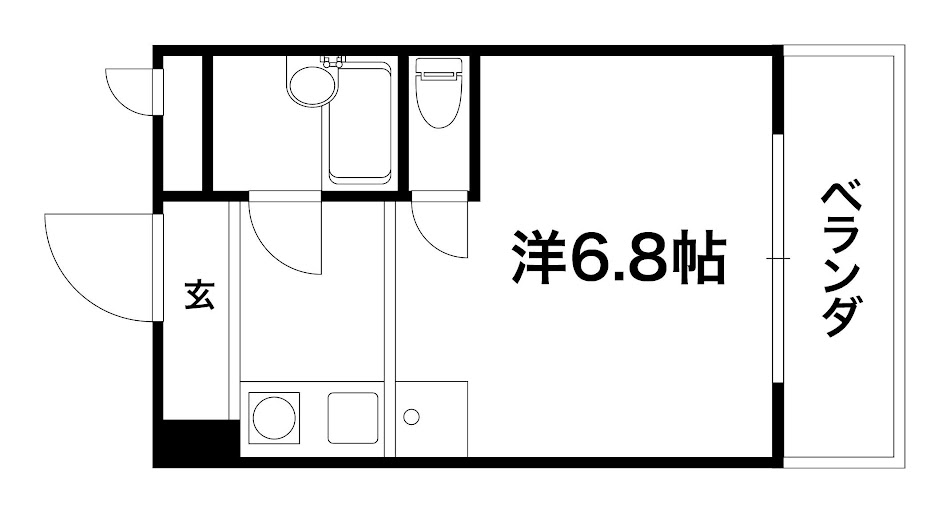 メゾン市川弐番館の間取り写真