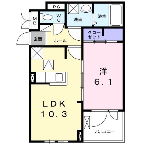 コモディ モンテIIの間取り写真