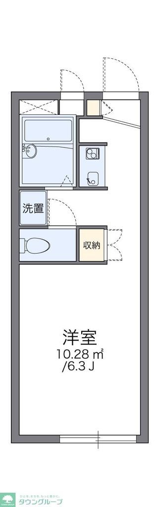 レオパレスソレイユの間取り写真