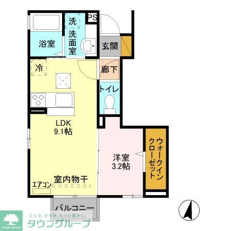 メゾンベール末広IIIの間取り写真