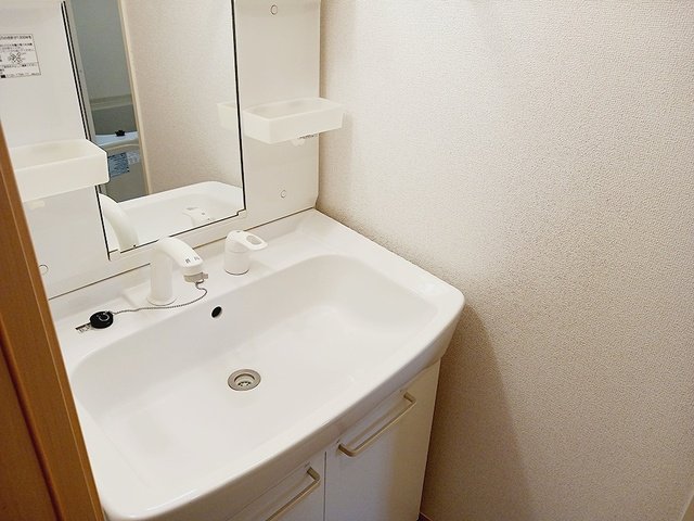 洗面設備　広い洗面スペース