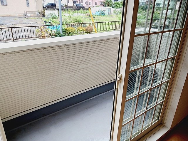 バルコニー　落ち着いた時間を過ごせるバルコニーです