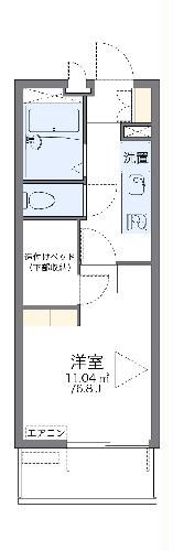 レオパレスグリーンIIIの間取り写真