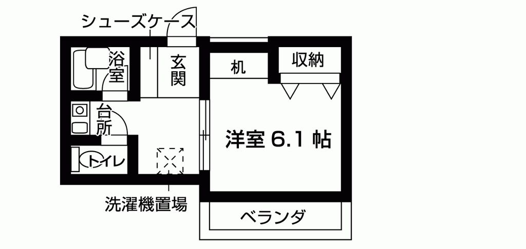 グランメール南江口の間取り写真