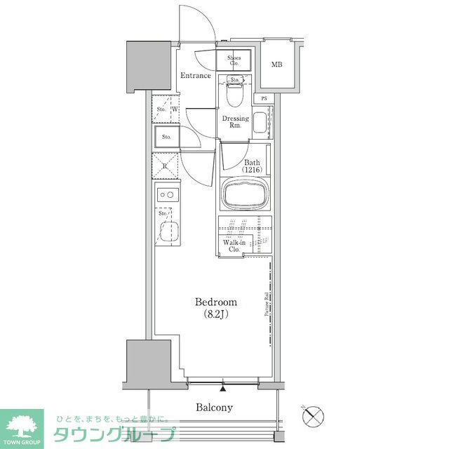 ザ・パークハビオSOHO新横浜の間取り写真