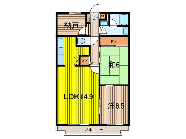 ロイヤルヒルズ高砂の間取り写真