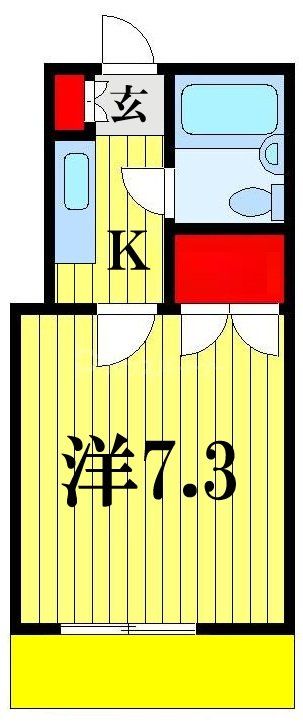 コーポラスフジの間取り写真