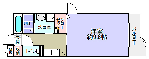 プラティークヌーヴォーの間取り