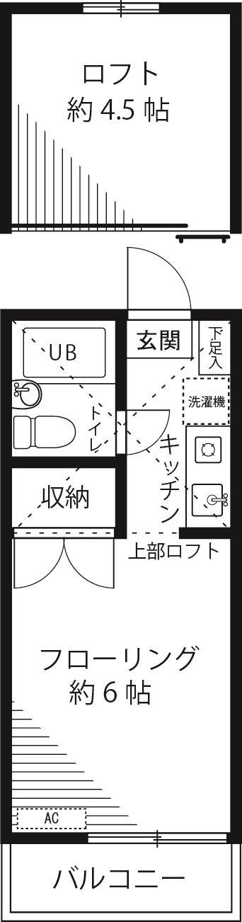 フローラルハイツの間取り