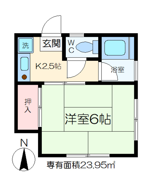 鈴木コーポの間取り