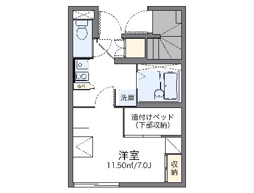 レオパレスジュピテルの間取り