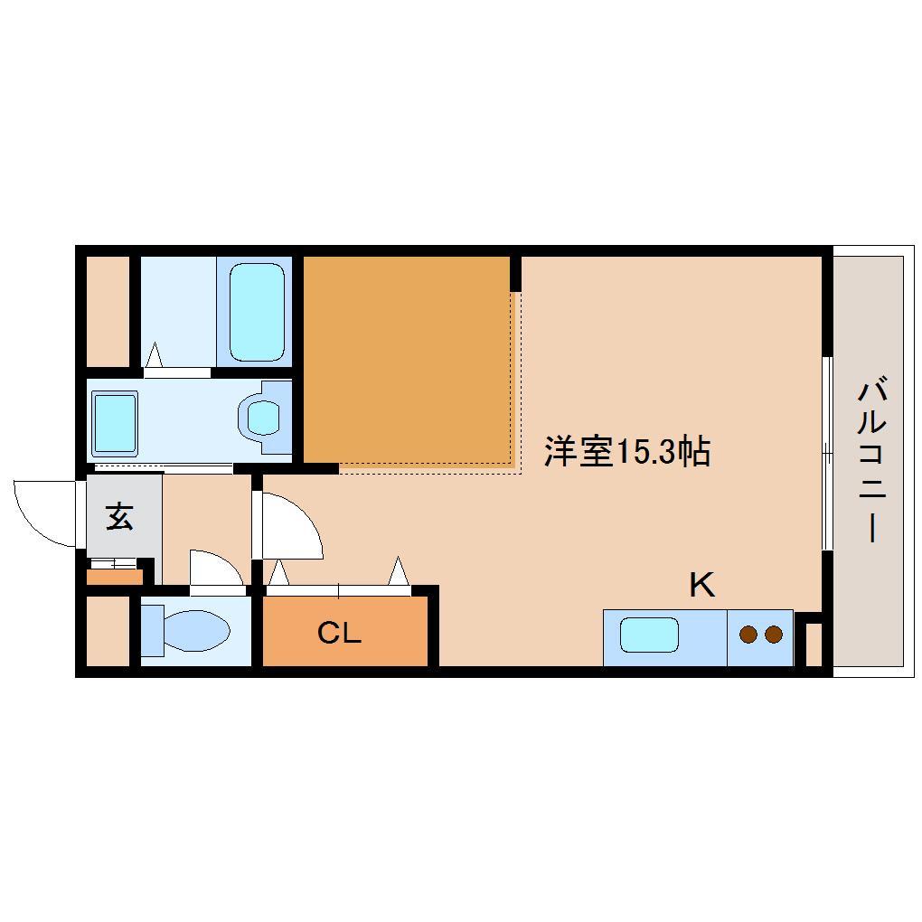 生駒市山崎町のマンションの間取り